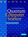 Book cover: Quantum Computer Science