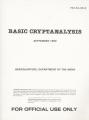 Book cover: Basic Cryptanalysis