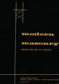 Book cover: Modern Masonry: Natural Stone and Clay Products