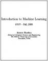 Book cover: Introduction to Machine Learning