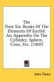 Book cover: The First Six Books of the Elements of Euclid