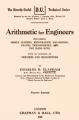 Small book cover: Arithmetic for Engineers