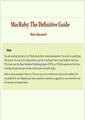 Book cover: MacRuby: The Definitive Guide