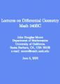 Small book cover: Lectures on Differential Geometry