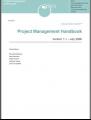 Small book cover: Project Management Handbook