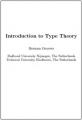 Small book cover: Introduction to Type Theory