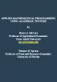 Small book cover: Applied Mathematical Programming Using Algebraic Systems
