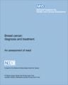 Small book cover: Breast Cancer: Diagnosis and Treatment