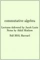 Book cover: Commutative Algebra