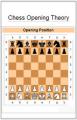 Small book cover: Chess Opening Theory