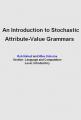 Small book cover: Stochastic Attribute-Value Grammars