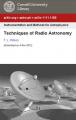 Book cover: Techniques of Radio Astronomy