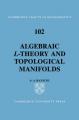 Book cover: Algebraic L-theory and Topological Manifolds