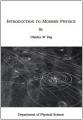 Book cover: Introduction to Modern Physics