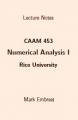 Small book cover: Numerical Analysis I