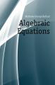 Book cover: Algebraic Equations