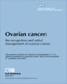 Small book cover: Ovarian Cancer: The Recognition and Initial Management