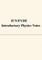 Book cover: Introductory Physics Notes