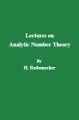 Small book cover: Lectures on Analytic Number Theory