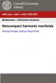 Small book cover: Noncompact Harmonic Manifolds