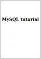 Small book cover: MySQL Tutorial