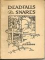 Book cover: Deadfalls and Snares