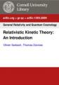 Book cover: Relativistic Kinetic Theory: An Introduction