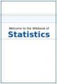 Small book cover: Statistics
