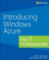 Book cover: Introducing Windows Azure for IT Professionals