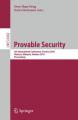 Small book cover: Provable Security of Networks