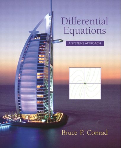 Large book cover: Ordinary Differential Equations: A Systems Approach