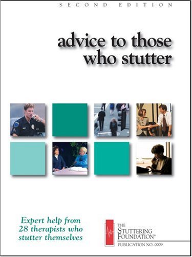 Large book cover: Advice to Those Who Stutter