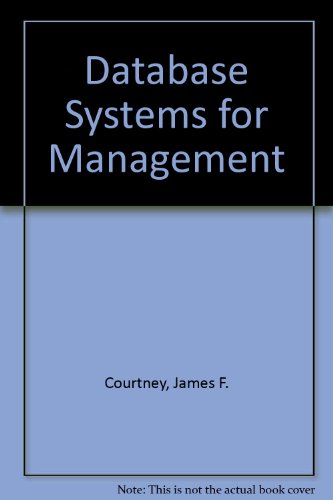 Large book cover: Database Systems for Management
