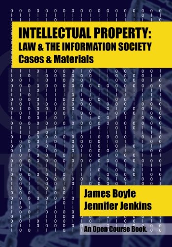 Large book cover: Intellectual Property: Law and the Information Society