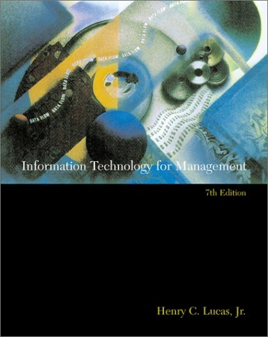Large book cover: Information Technology for Management