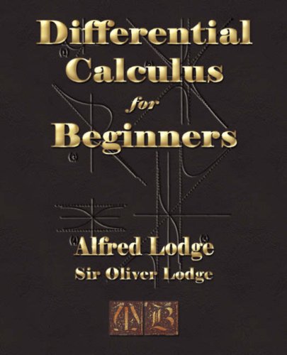 Large book cover: Differential Calculus for Beginners