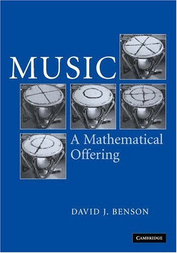 Large book cover: Music: A Mathematical Offering