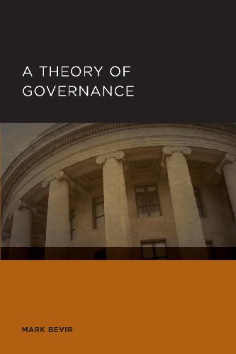 Large book cover: A Theory of Governance