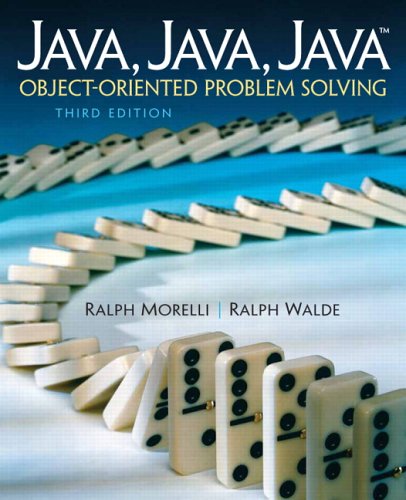 Large book cover: Java, Java, Java: Object-Oriented Problem Solving