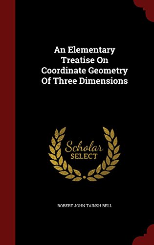 Large book cover: An Elementary Treatise on Coordinate Geometry