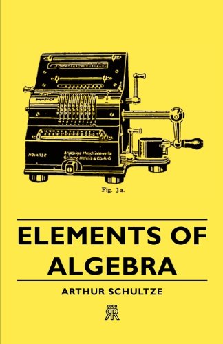 Large book cover: Elements of Algebra