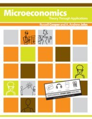 Large book cover: Microeconomics: Theory Through Applications