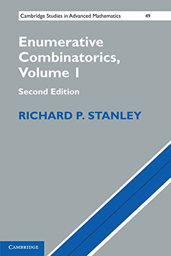 Large book cover: Enumerative Combinatorics: Volume 1