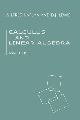 Large book cover: Calculus and Linear Algebra. Vol. 1