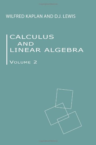 Large book cover: Calculus and Linear Algebra. Vol. 2