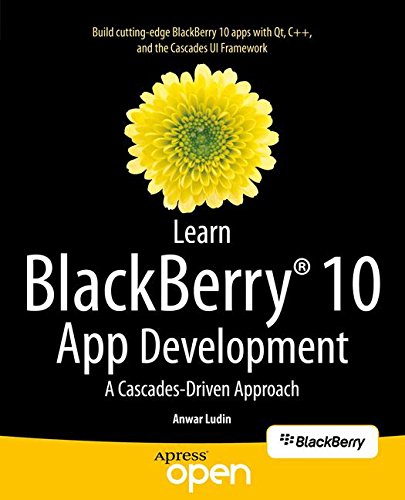 Large book cover: Learn BlackBerry 10 App Development