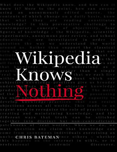 Large book cover: Wikipedia Knows Nothing