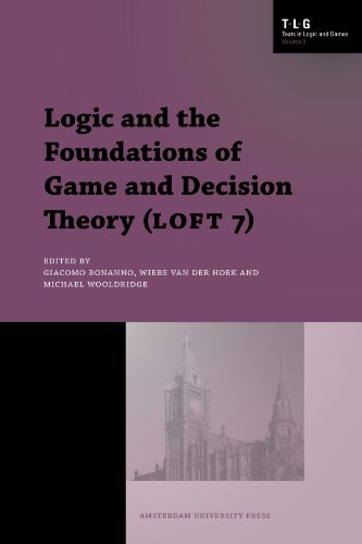 Large book cover: Logic and the Foundations of Game and Decision Theory