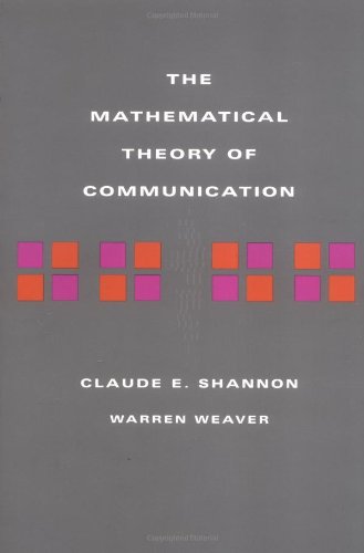 Large book cover: A Mathematical Theory of Communication
