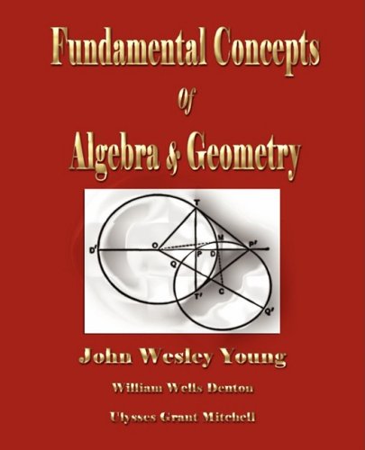 Large book cover: Lectures on Fundamental Concepts of Algebra and Geometry